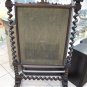 Georgian ca1820 Rosewood Fire Screen 51" x 32" Original Needlepoint Superb!