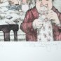 Charles Bragg (1931-) Signed Hand Colored Etching Jury Deliberation 158/300