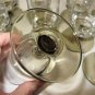 11 x Georg Jensen Design Rosenthal 1960's 5" Smoke Wine Glass