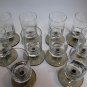 11 x Georg Jensen Design Rosenthal 1960's 5" Smoke Wine Glass