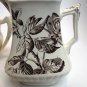 GEORGE JONES Ca1890 China Gravy Boat & Creamer Rare "MY ROSES" pattern