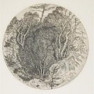 Marcia Easton Beachscape 15" Circular Etching Artists Proof