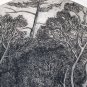 Marcia Easton Beachscape 15" Circular Etching Artists Proof