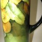 Signed American BELLEEK 11" Lemonade Jug Hand Decorated With Lemons & Floral