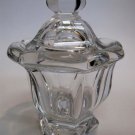 Baccarat Signed 5" Sugar Bowl with Lid MINT France