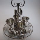 Exceptional MAPPIN & WEBB Art Deco SP 4 X Egg Service Intact & Beautiful