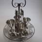 Exceptional MAPPIN & WEBB Art Deco SP 4 X Egg Service Intact & Beautiful