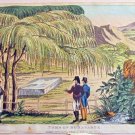 Original Aquatint ca1821 Tomb Of Napoleon Bonaparte by Charles James Canton