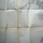 COMMODORE PERRY Original Map Tubootch & Suco Lew Chew Japan 1854 20" x 17"