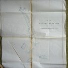 COMMODORE PERRY Original Map Of The Coffin Islands Japan 1854 20" x 17"