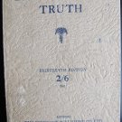 BRITISH ISRAEL TRUTH by Hanan Eschatology 1926 VG