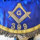 Vintage MASONIC APRON Scotland 399 Purple / Blue ca1930's