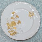 Rare ca1920 Limoges Jean Pouyat Gold Thistle 7" Plate