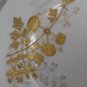 Rare ca1920 Limoges Jean Pouyat Gold Thistle 7" Plate