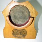Unusual ca1860 Robbie Burns Gentleman's Boxwood Watch Stand