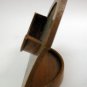 Unusual ca1860 Robbie Burns Gentleman's Boxwood Watch Stand