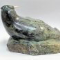 Eddie Omnik (1950-2009) Exceptional Inuit Soapstone Carving Pr Walrus 9"