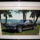KANE ROGERS 1991 Original Airbrush Painting 1963 Corvette Split Window 25" x 17"