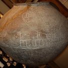 Authentic Huge 18" x 15" Pre Columbian Ecuador Museum Quality Pot ca1200-1400