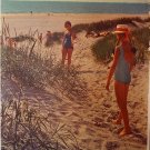 1960's Travel Poster Denmark Women on Beach 39" x 25"