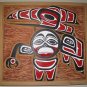 Thunderbird Carving on Panel by Arnold Smith Squamish Nation BC First Nations