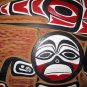 Thunderbird Carving on Panel by Arnold Smith Squamish Nation BC First Nations