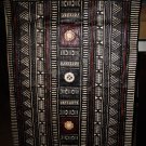 Vintage 36" x 24" Tapa Bark Painting Fiji Oceania Melanesia