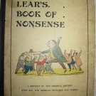 Edward Lear Book Of Nonsense Early Routledge Printing Rare