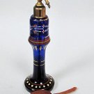 Beautiful Moser Cobalt Blue 7.5" Glass Perfume Atomiser ca1910