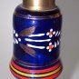 Beautiful Moser Cobalt Blue 7.5" Glass Perfume Atomiser ca1910