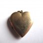 Vintage 1920's Engraved Gold Pendant Locket GF 1.25" vgc