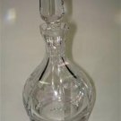 Victorian Cut Glass Perfume Bottle with Stopper ca1870