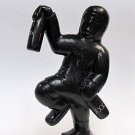 Inuit Soapstone Carving of Dancing Drunk Signed