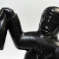 Inuit Soapstone Carving of Dancing Drunk Signed