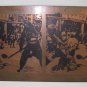 Gruesome Stereo Copper Panel Japan Beheading Rape of Nanking ca1940