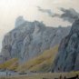 Original Gibraltar Aquatint 1797 by John William Edy & Fisher 21" x 15" Rare!