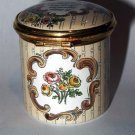 Beautiful Cartier Porcelain Pill / Trinket Box With Daily Love Message