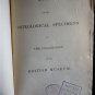 BRITISH MUSEUM List Of Osteological Specimens 1847 1st First Edition