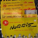 9 x Norris Cartoon Books Vancouver Sun 1955 - 1977