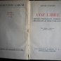 ARTURO CUARTERO Voz Libre Opera Method Book 1959 First 1st Edition Spanish