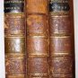 Very Scarce 3 Vol Set 1803 Thomas Chatterton Poetical Works Full Calf