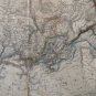 Original 1860 Hand Colored Map Russia Japan Orient by Lowry 48" x 24"