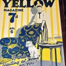 Rare 1922 Pulp Fiction Yellow Magazine Golf & Sports