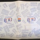 WESTON Enriched Bread Canada Student Advertising Sheet 18" x 11.5"