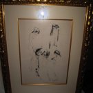 ARTHUR BOWEN DAVIS (1862-1928) Signed 16.5" x 11" Soft Ground Etching Nudes