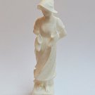 Marble 14" Sculpture Female Figurine by Ezio Trapassi Listed Signed ca1940