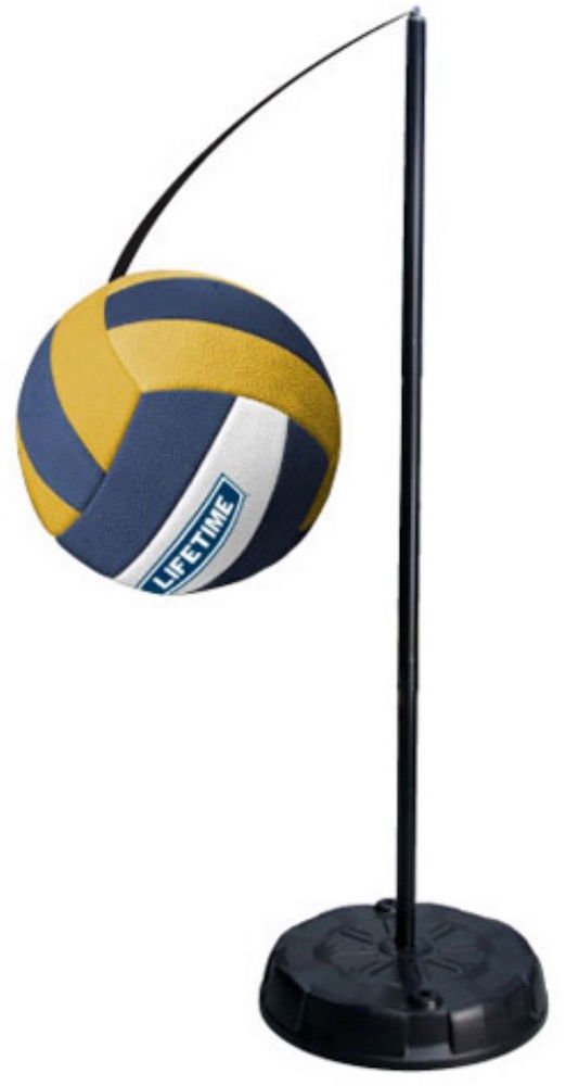 Portable Tetherball Set Heavy Duty Outdoor Stand Game Includes Pump