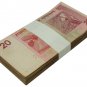Zimbabwe 20 Dollars X 50 Pieces (PCS), 2007,P-68,Circulated,Half Bundle,Trillion