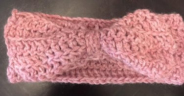 Pink Bow Headband