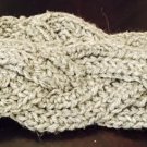 Grey Cable Braided Headband